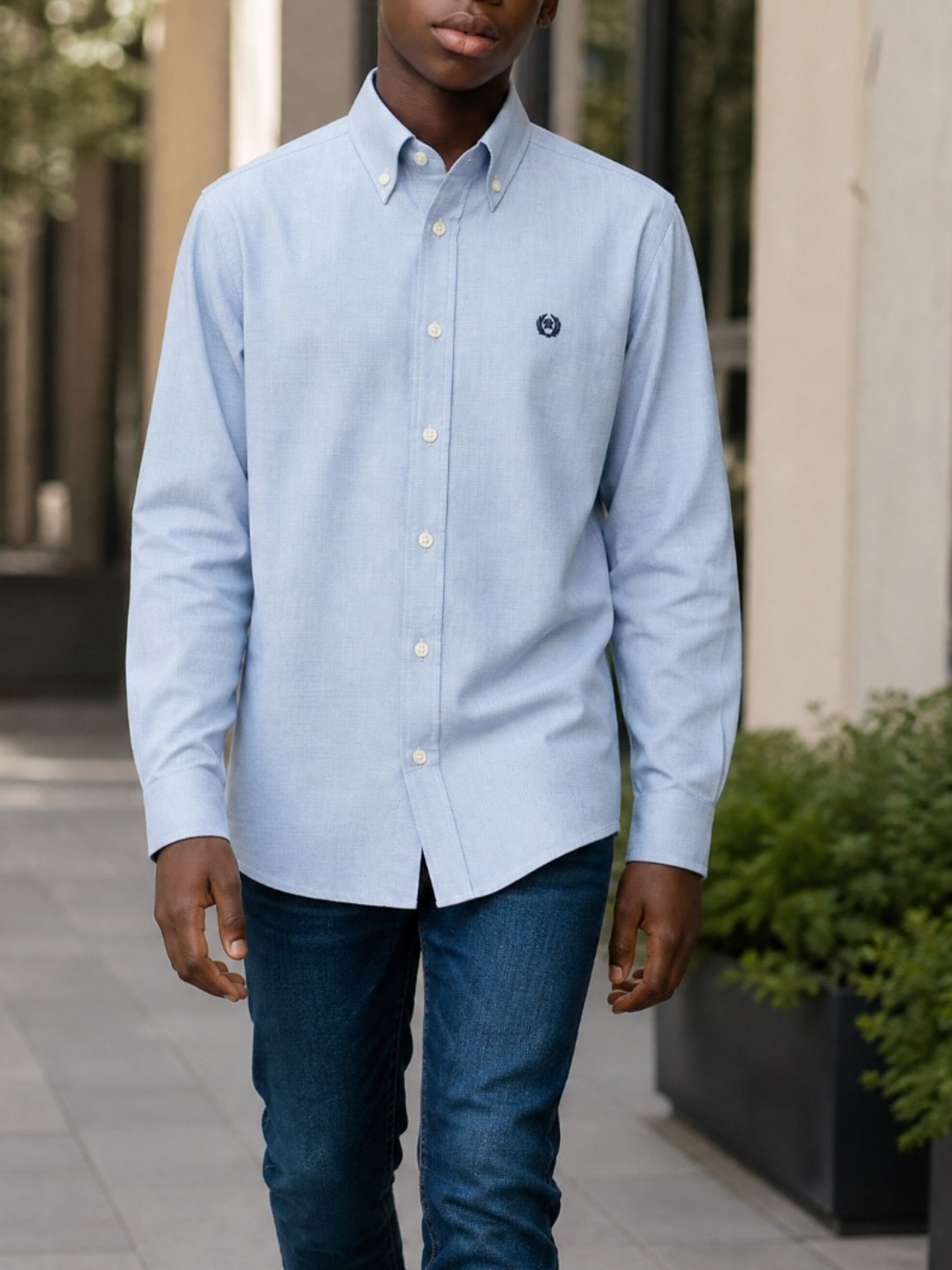 Ralph Lauren Light Blue Button-Down Dress Shirt